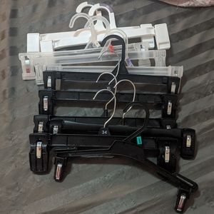 Bundle Lot Of 11 Pants Skirts Bottoms Clothes Hangers